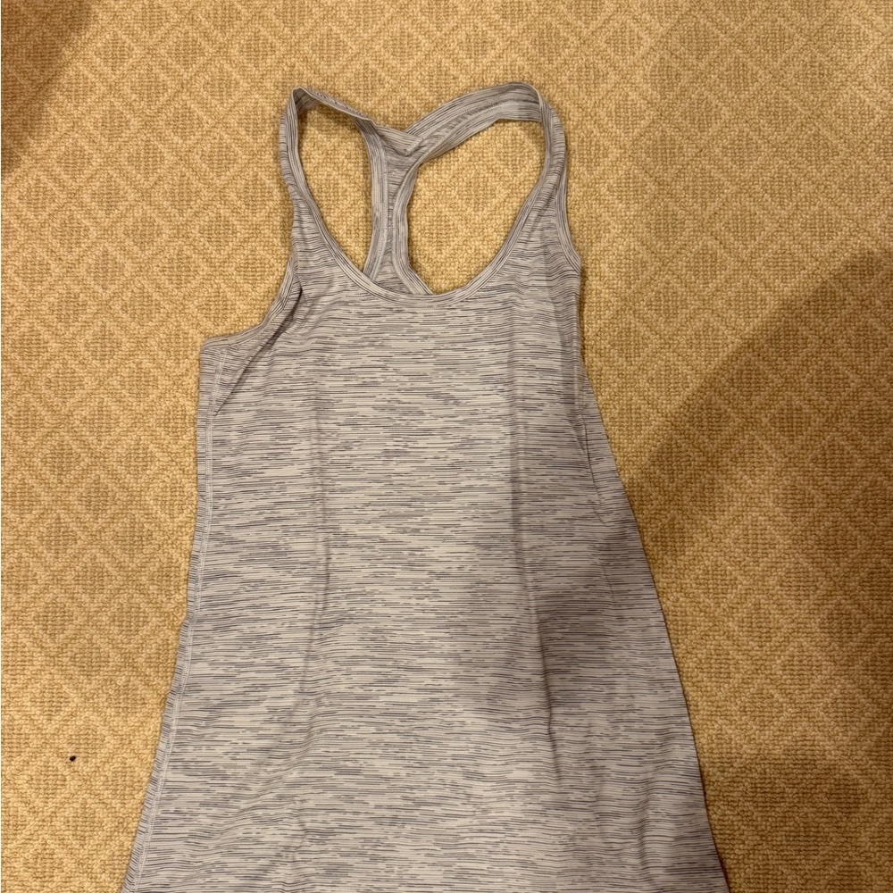 Lululemon Athletica Light Gray Tank Top